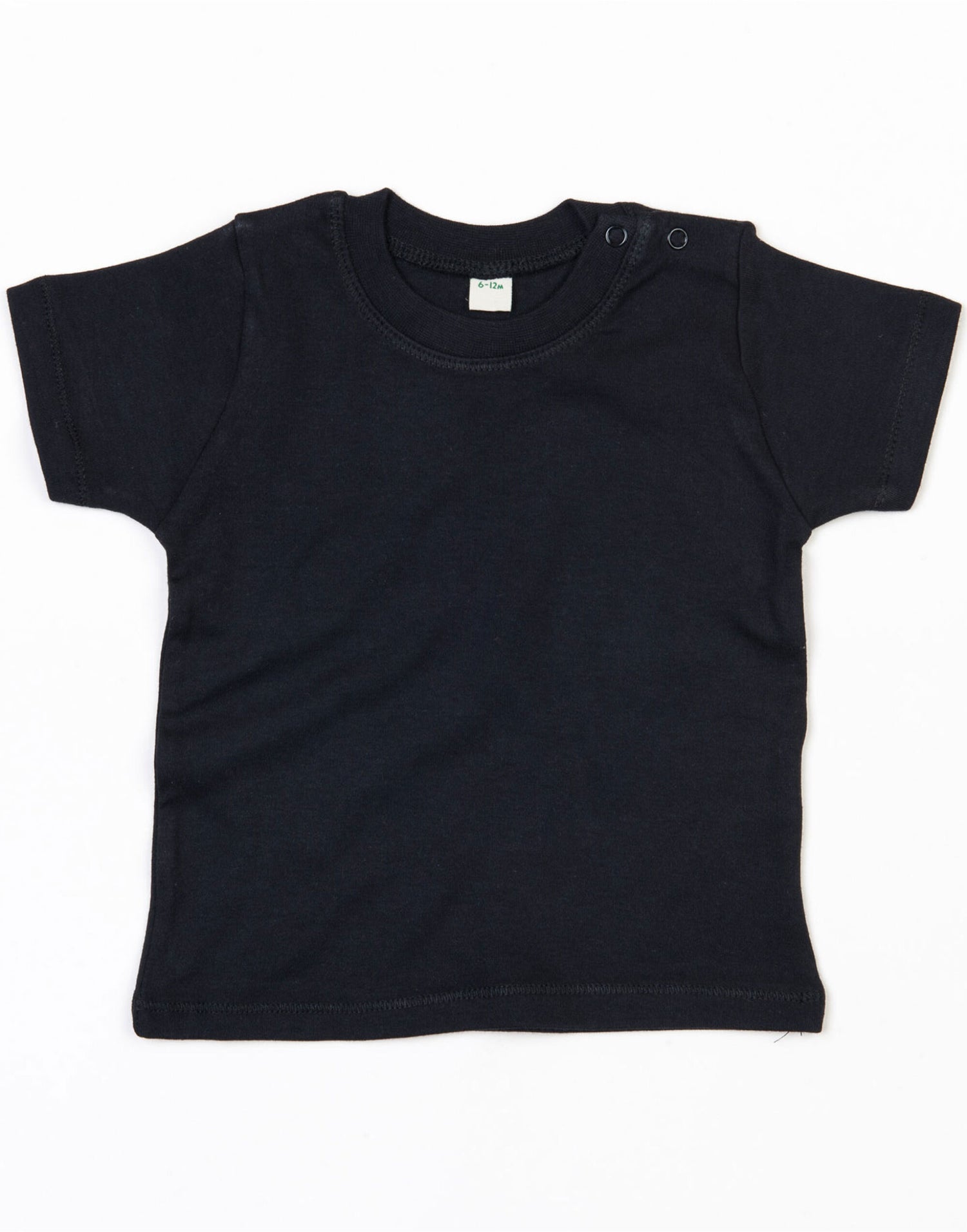 Babybugz Baby T bz02 - Organic Black - Customisable Babywear