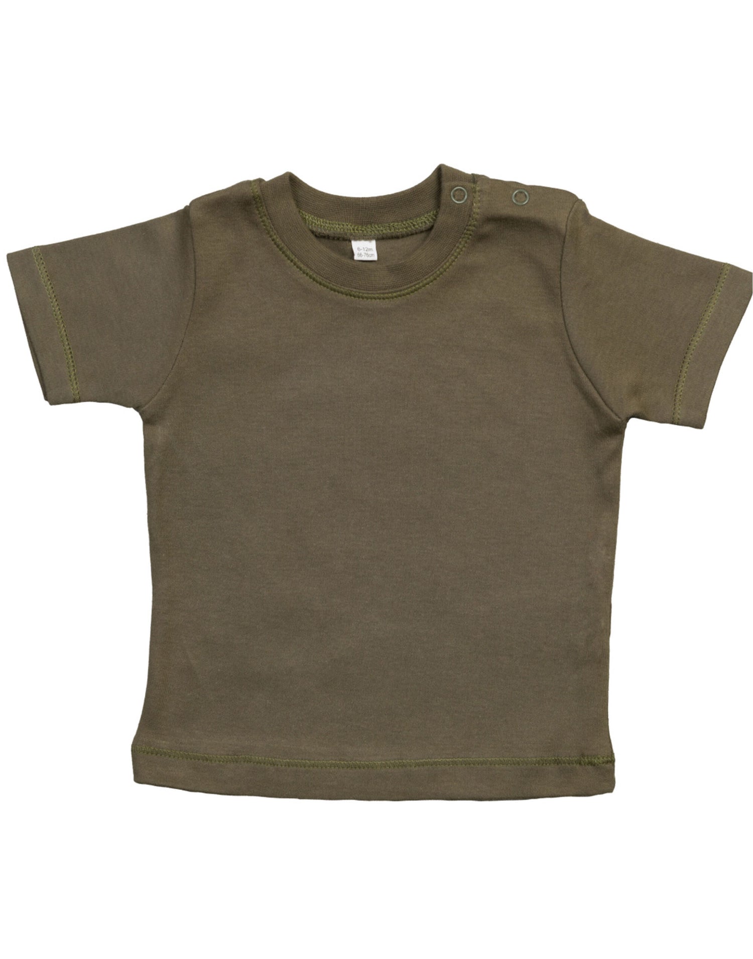 Babybugz Baby T bz02 - Organic Camouflage Green - Customisable Babywear