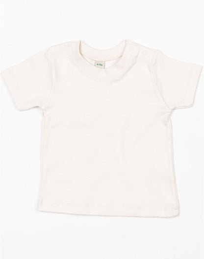 Babybugz Baby T bz02 - Organic Natural - Customisable Babywear