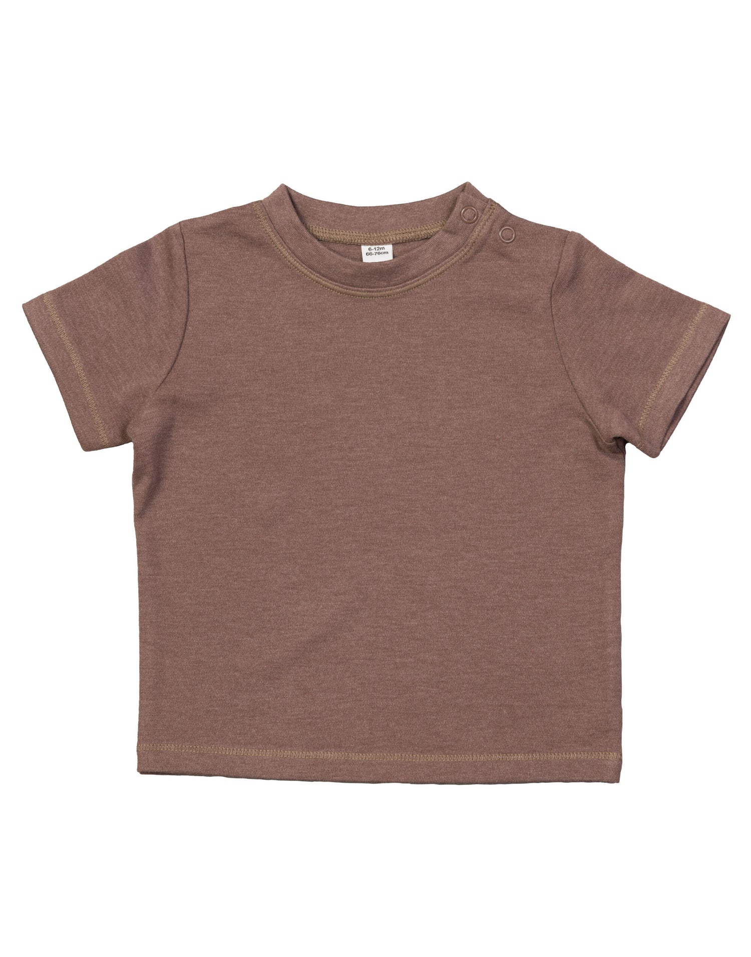 Babybugz Baby T bz02 - Organic Mocha - Customisable Babywear