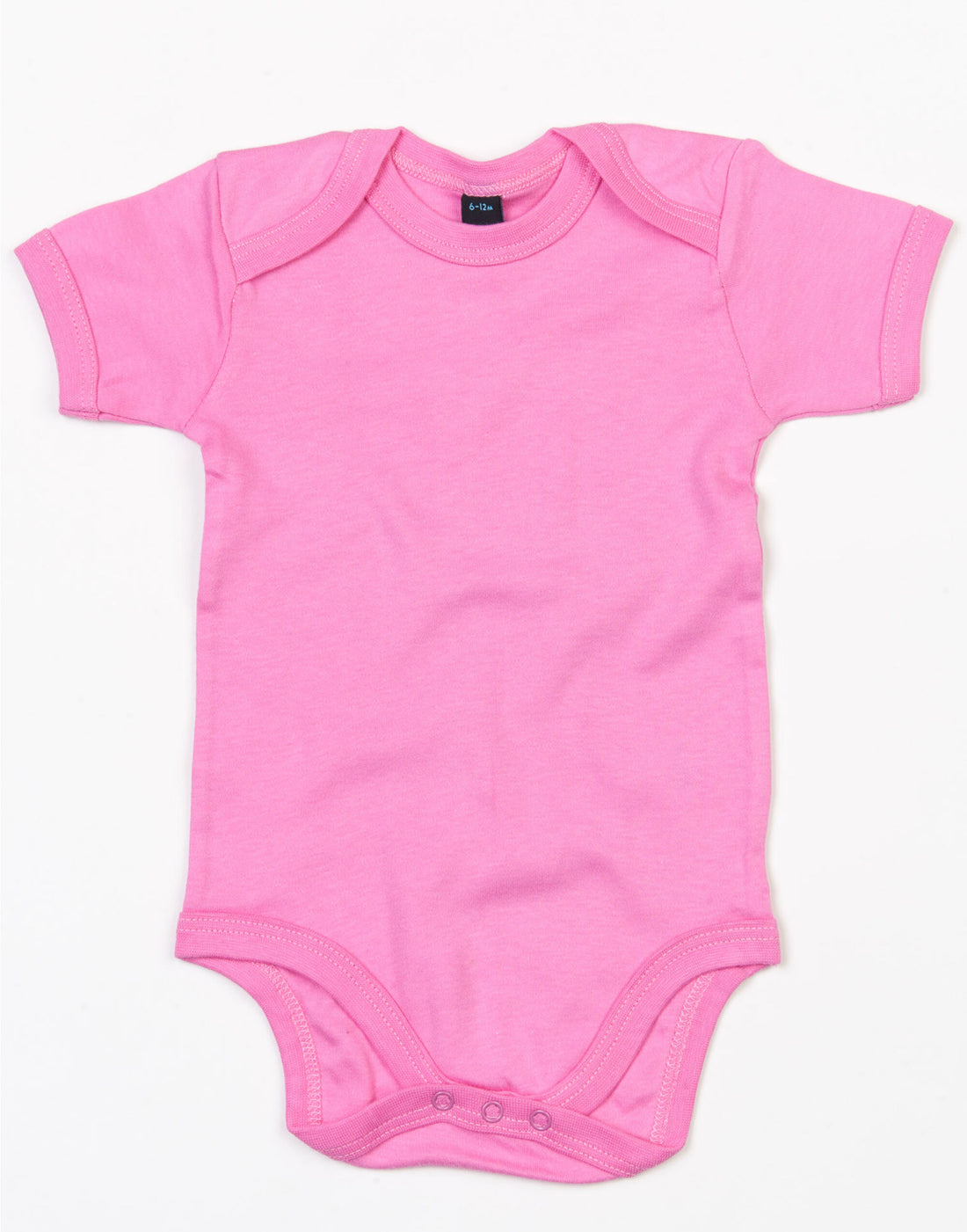 Babybugz Baby Bodysuit bz10 - Bubble Gum Pink - Customisable Babywear