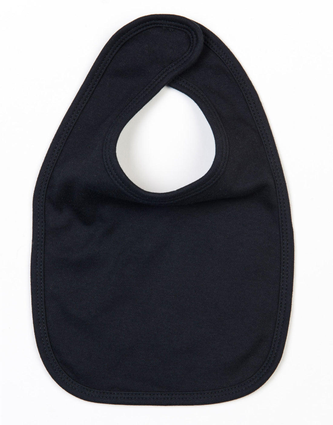 Babybugz Baby Bib BZ12 - Black O S - Customisable