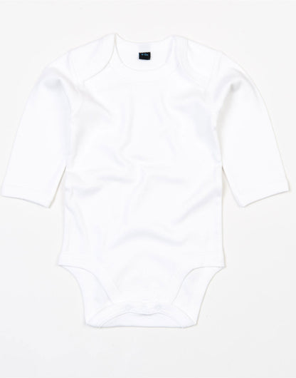 Babybugz Baby Organic L/S Bodysuit BZ30 - White - Customisable