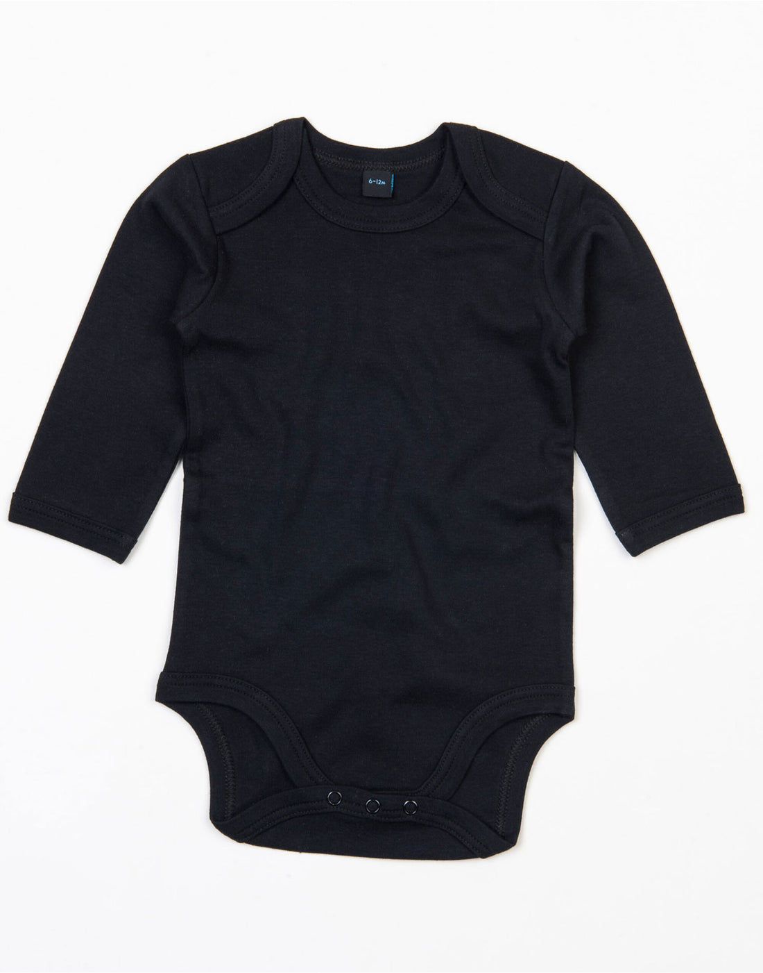 Babybugz Baby Organic L/S Bodysuit BZ30 - Black - Customisable