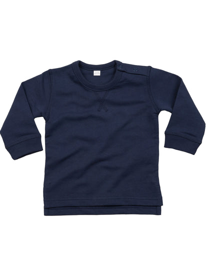 Babybugz Baby Sweatshirt BZ31 - Nautical Navy - Customisable Sweatshirts
