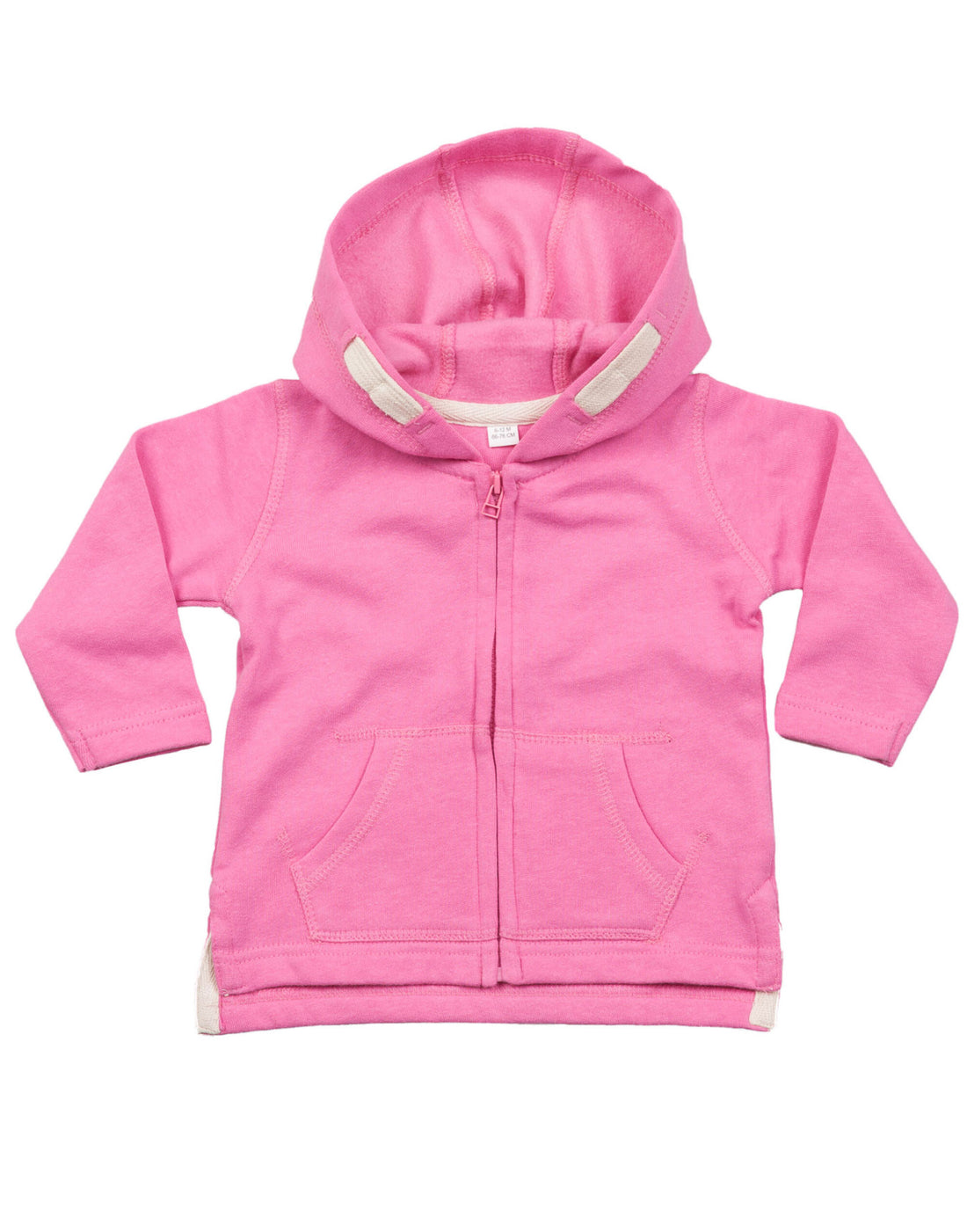 Babybugz Baby Hoodie bz32 - Bubble Gum Pink - Customisable Hoodies