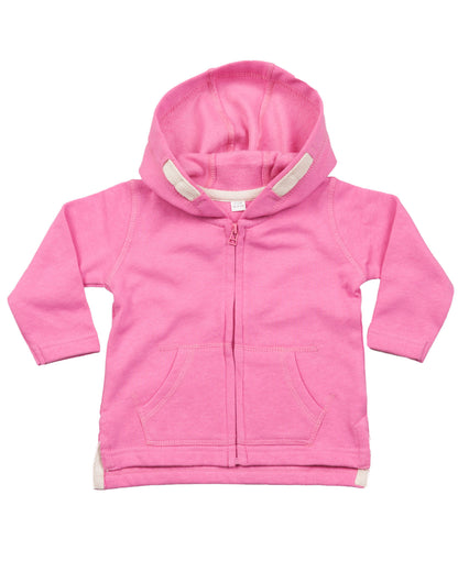 Babybugz Baby Hoodie bz32 - Bubble Gum Pink - Customisable Hoodies