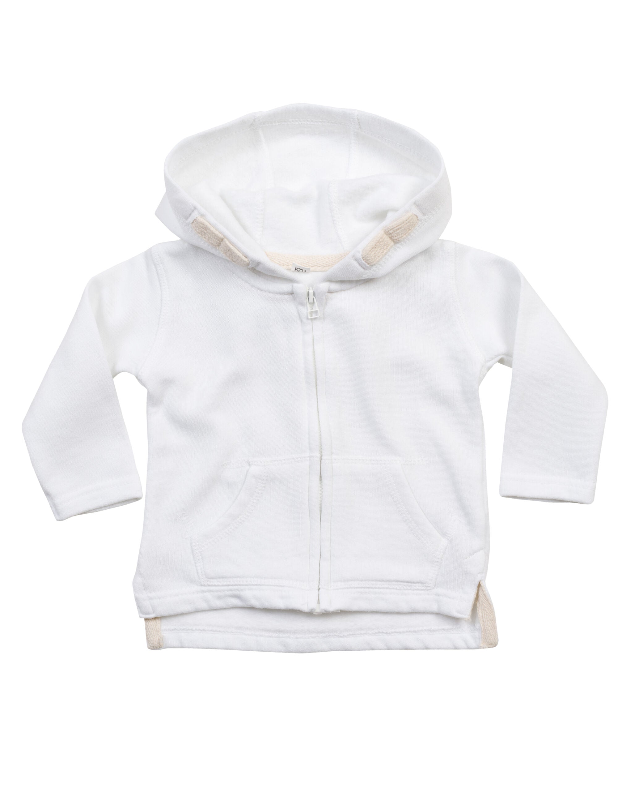 Babybugz Baby Hoodie bz32 - White - Customisable Hoodies