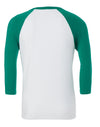 White/Kelly Green