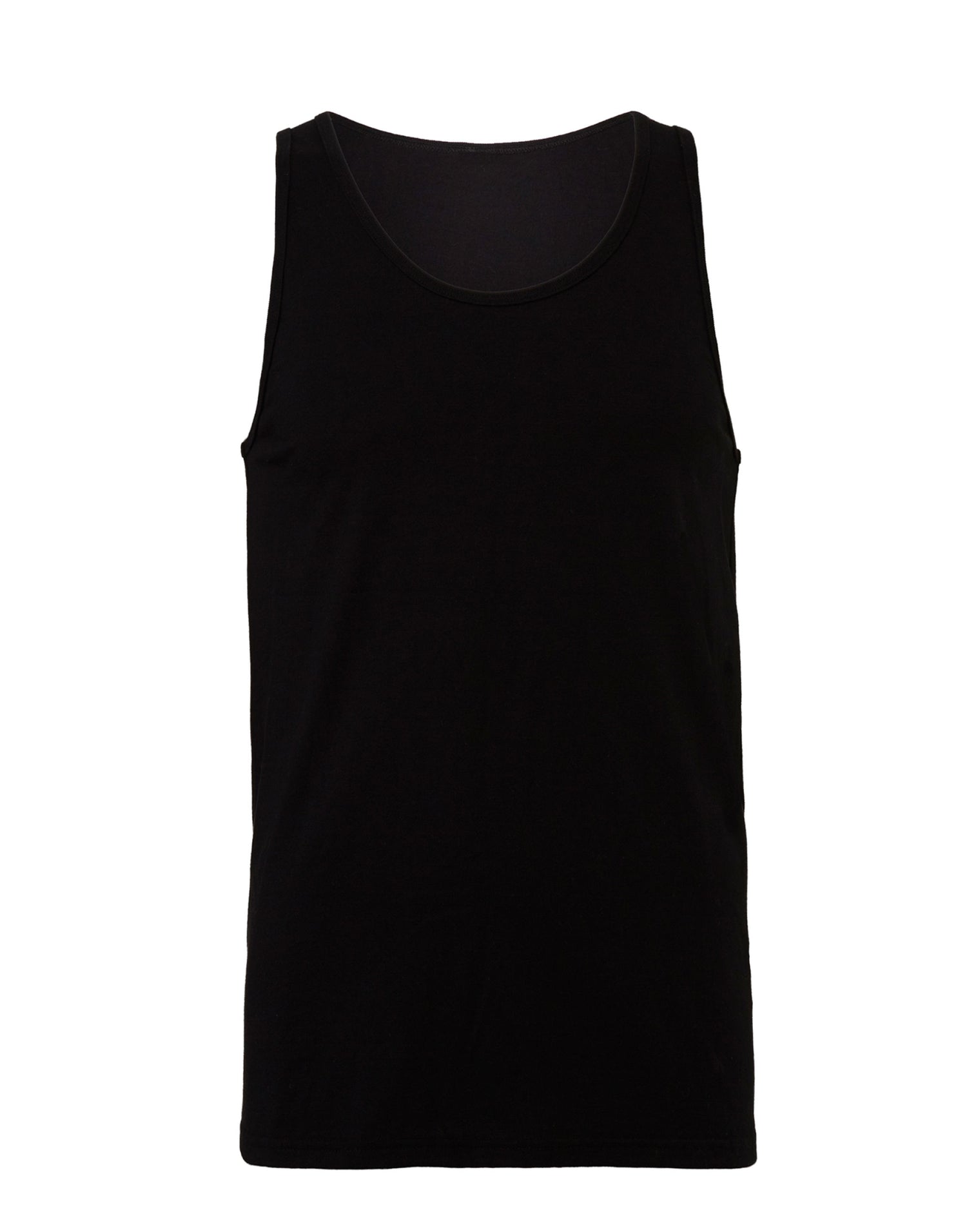 Bella Canvas Unisex Jersey Tank CA3480 - Black - Customisable T-Shirts