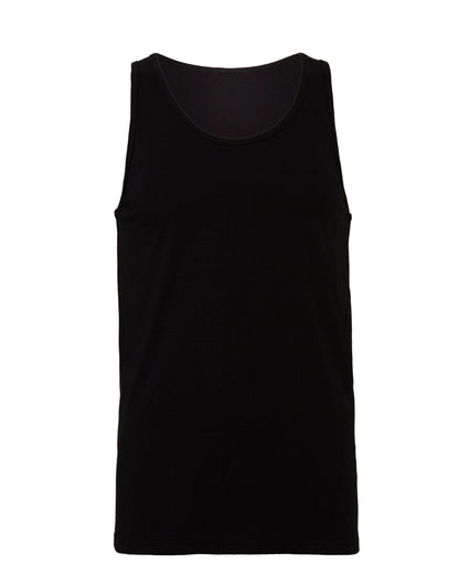 Bella Canvas Unisex Jersey Tank CA3480 - Black - Customisable T-Shirts