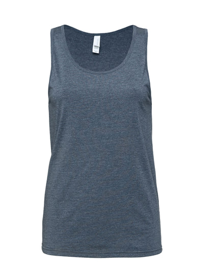 Bella Canvas Unisex Jersey Tank CA3480 - Heather Navy Blue - Customisable T-Shirts