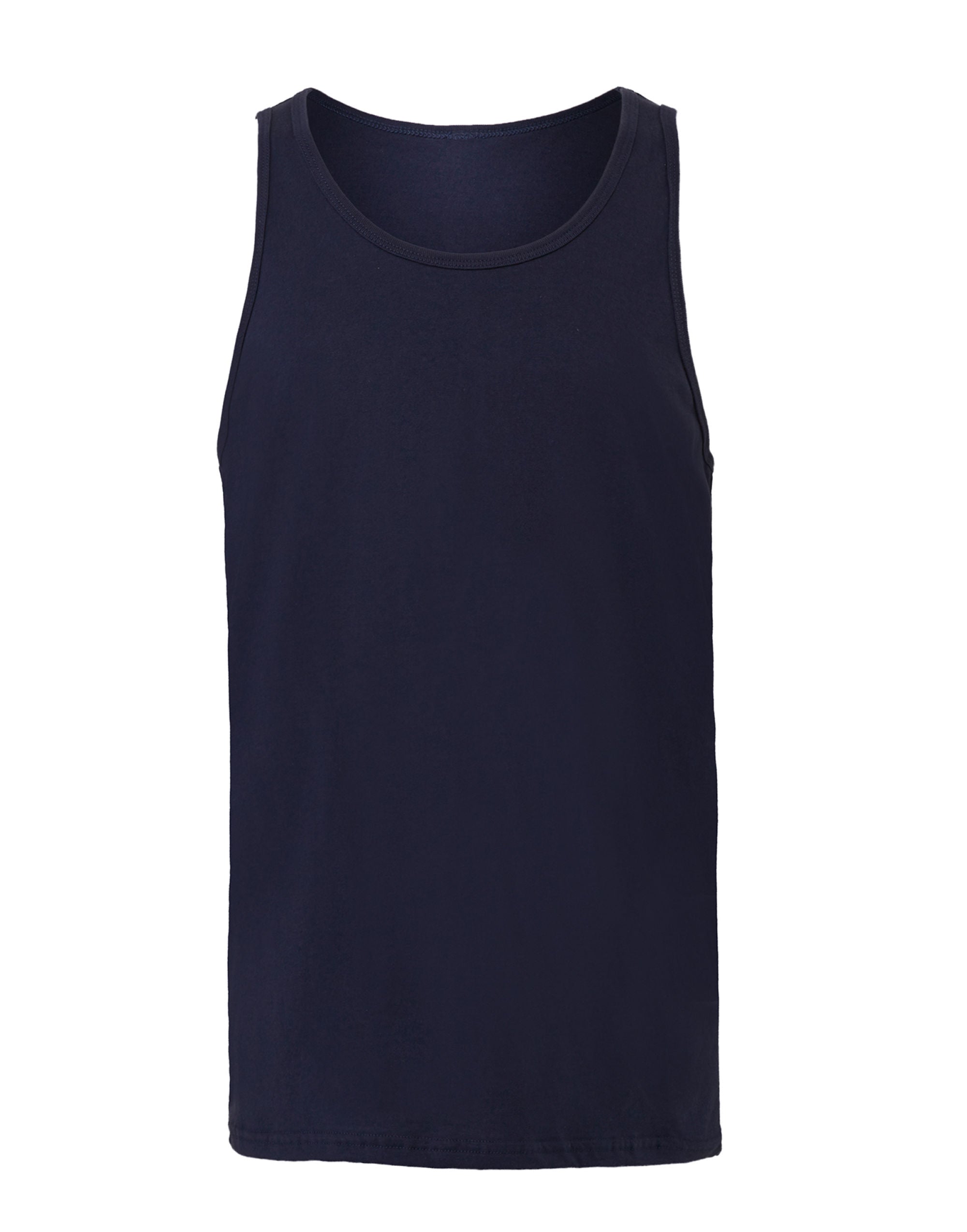Bella Canvas Unisex Jersey Tank CA3480 - Navy - Customisable T-Shirts