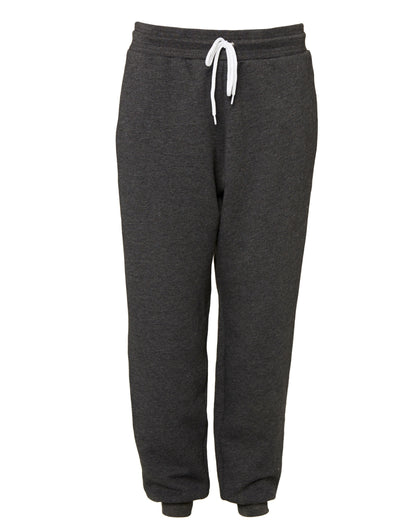 Bella Canvas Unisex Jogger Sweatpants ca3727 - Dark Grey Heather - Customisable Joggers
