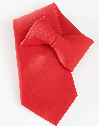 Yoko Clip On Tie CT01 - Red O S - Customisable Tie