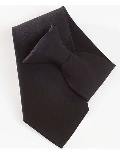 Yoko Clip On Tie CT01 - Black O S - Customisable Tie