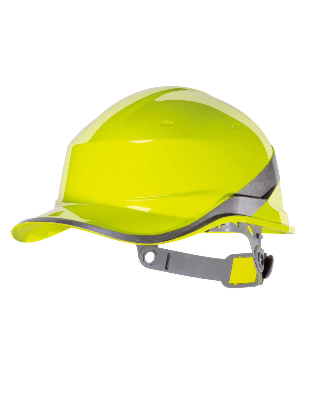 Delta Plus Hi Vis Baseball Safety Helmet diamond - Yellow O S - Customisable Helmets