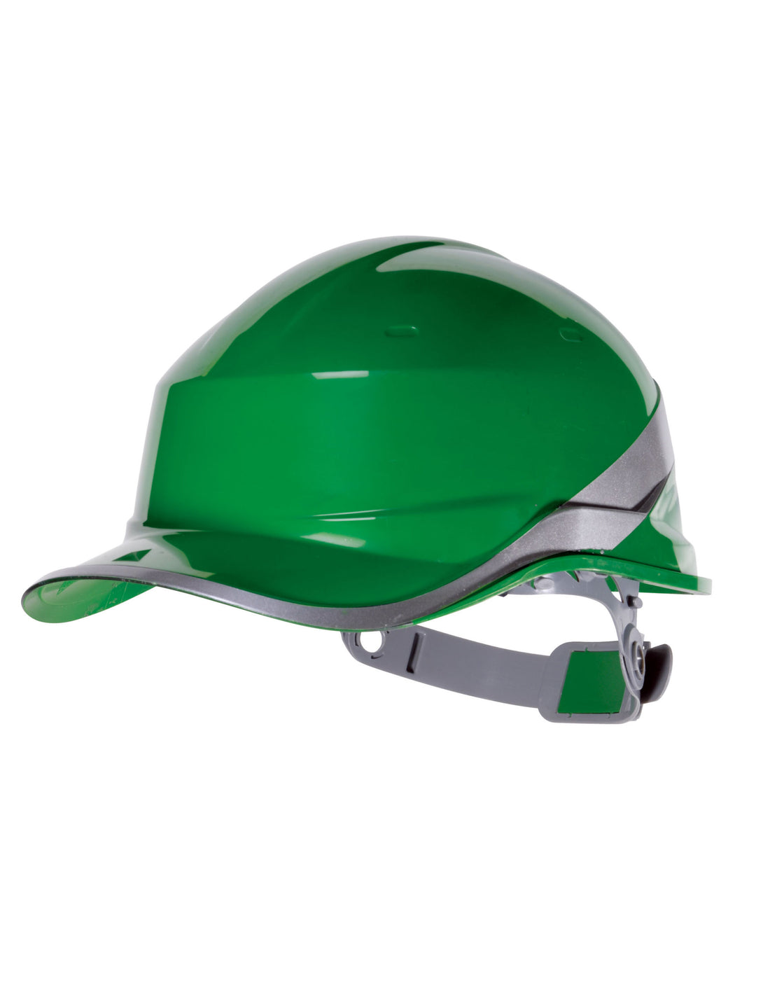 Delta Plus Hi Vis Baseball Safety Helmet diamond - Green O S - Customisable Helmets