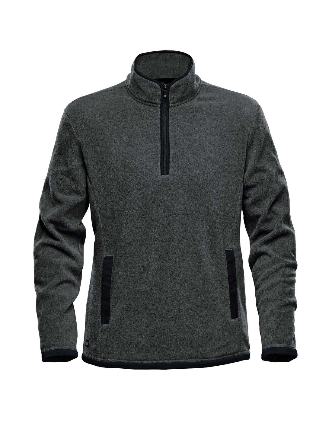 Stormtech Men Shasta Tech Fleece 4 Zip 1 - Graphite Grey Black - Customisable Outerwear