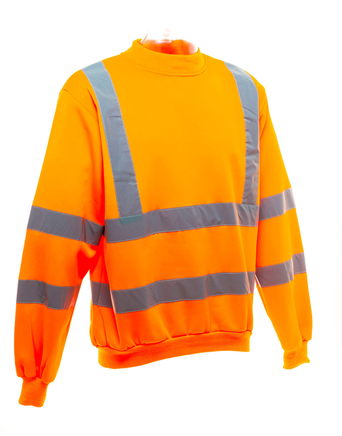 Yoko HV Heavyweight Sweatshirt hvj510 - Hi Vis Orange - Customisable Hi-Vis Sweatshirt