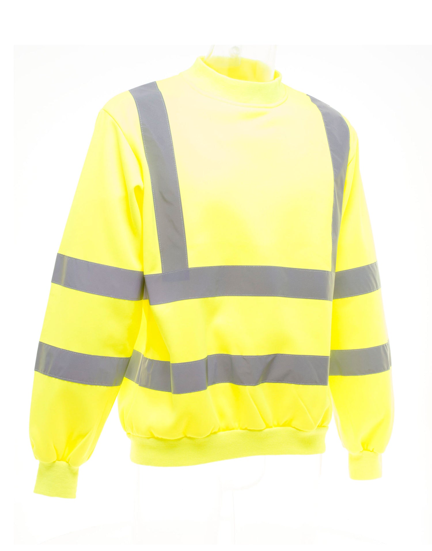 Yoko HV Heavyweight Sweatshirt hvj510 - Hi-Vis Yellow - Customisable Hi-Vis Sweatshirt