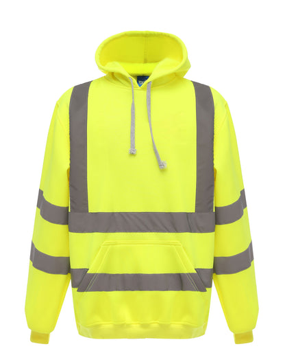 Yoko Hi VIs Hoodie hvk05 - Hi-Vis Yellow - Customisable Hoodies
