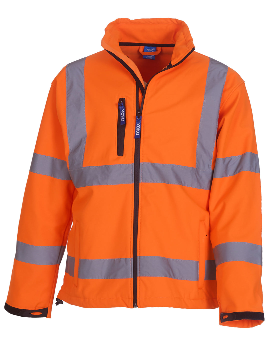 Yoko HV Softshell Jacket HVK09 - Hi Vis Orange - Customisable Softshell Jacket