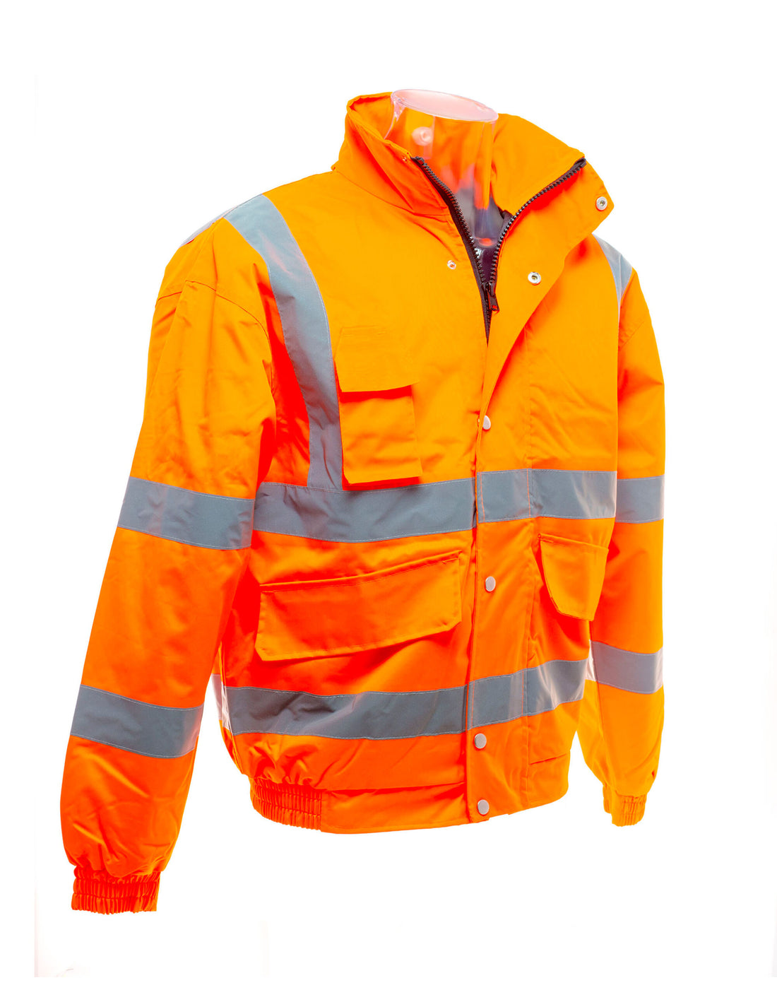 Yoko HV Bomber Jacket HVP211 - Hi Vis Orange - Customisable Jackets