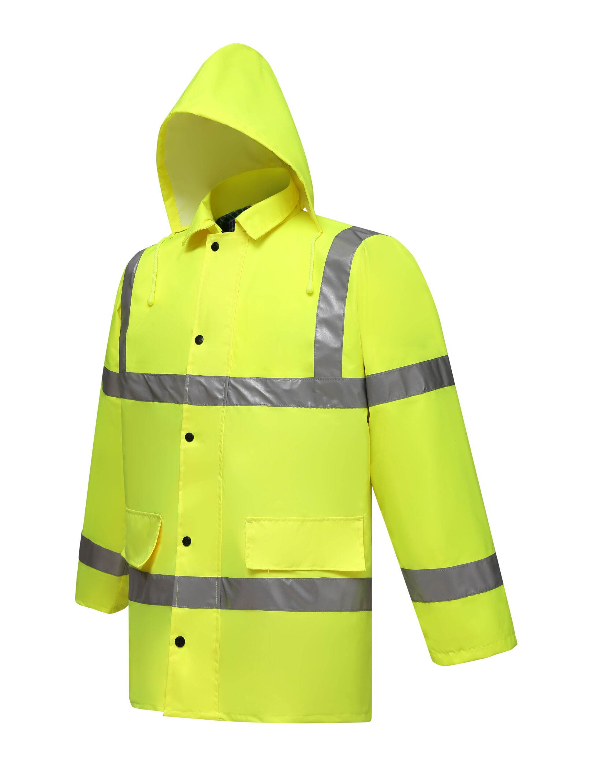 Yoko HV Contractor Jacket 3m - Hi-Vis Yellow - Customisable Jacket