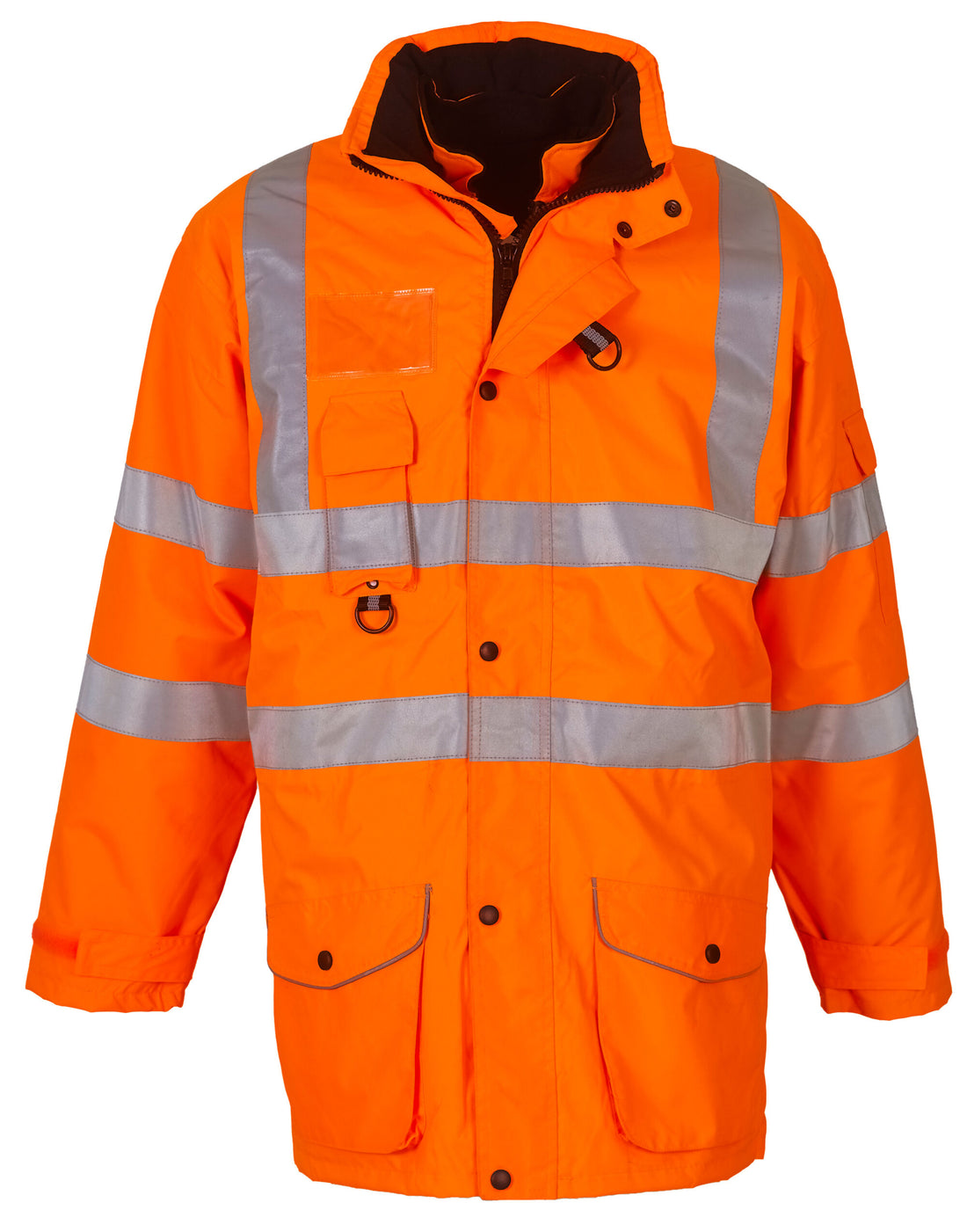 Yoko HV Multi Function 7 In 1 Jacket hvp711 - Hi Vis Orange - Customisable Jackets