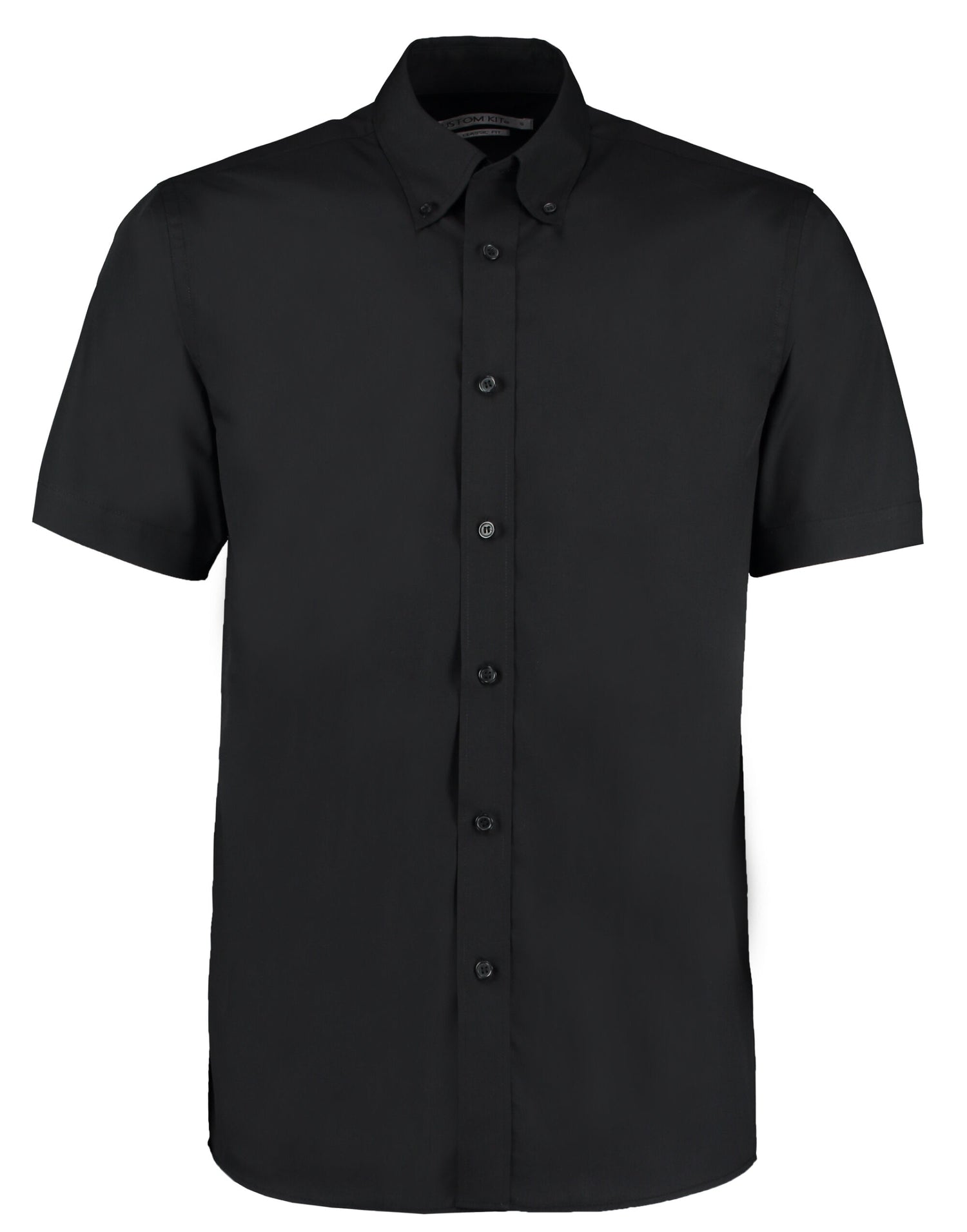 Kustom Kit Mens SS Workforce Shirt KK100 - Black - Customisable Corporate Wear