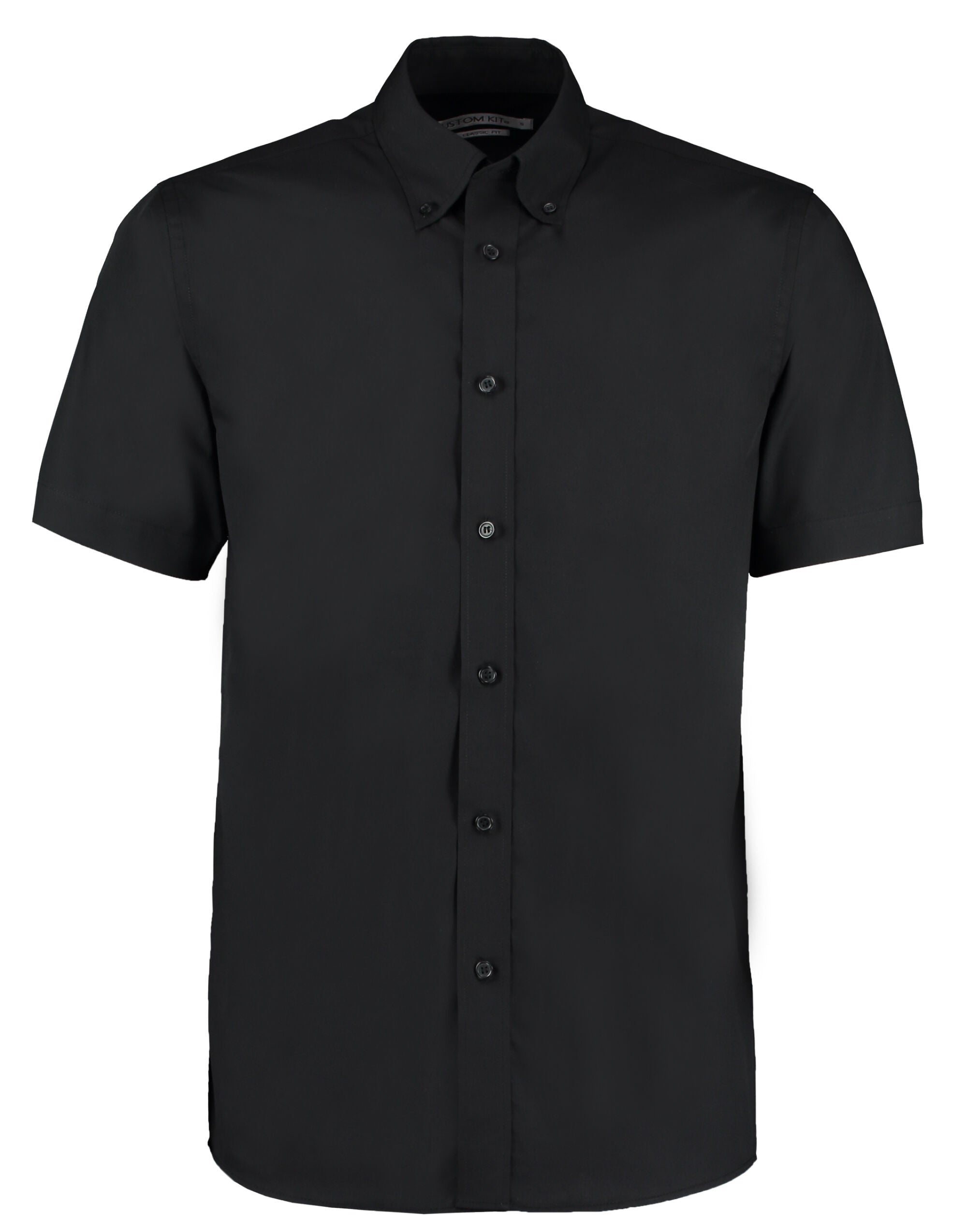 Kustom Kit Mens SS Workforce Shirt KK100 - Black - Customisable Corporate Wear
