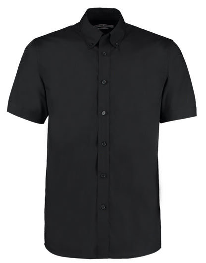 Kustom Kit Mens SS Workforce Shirt KK100 - Black - Customisable Corporate Wear