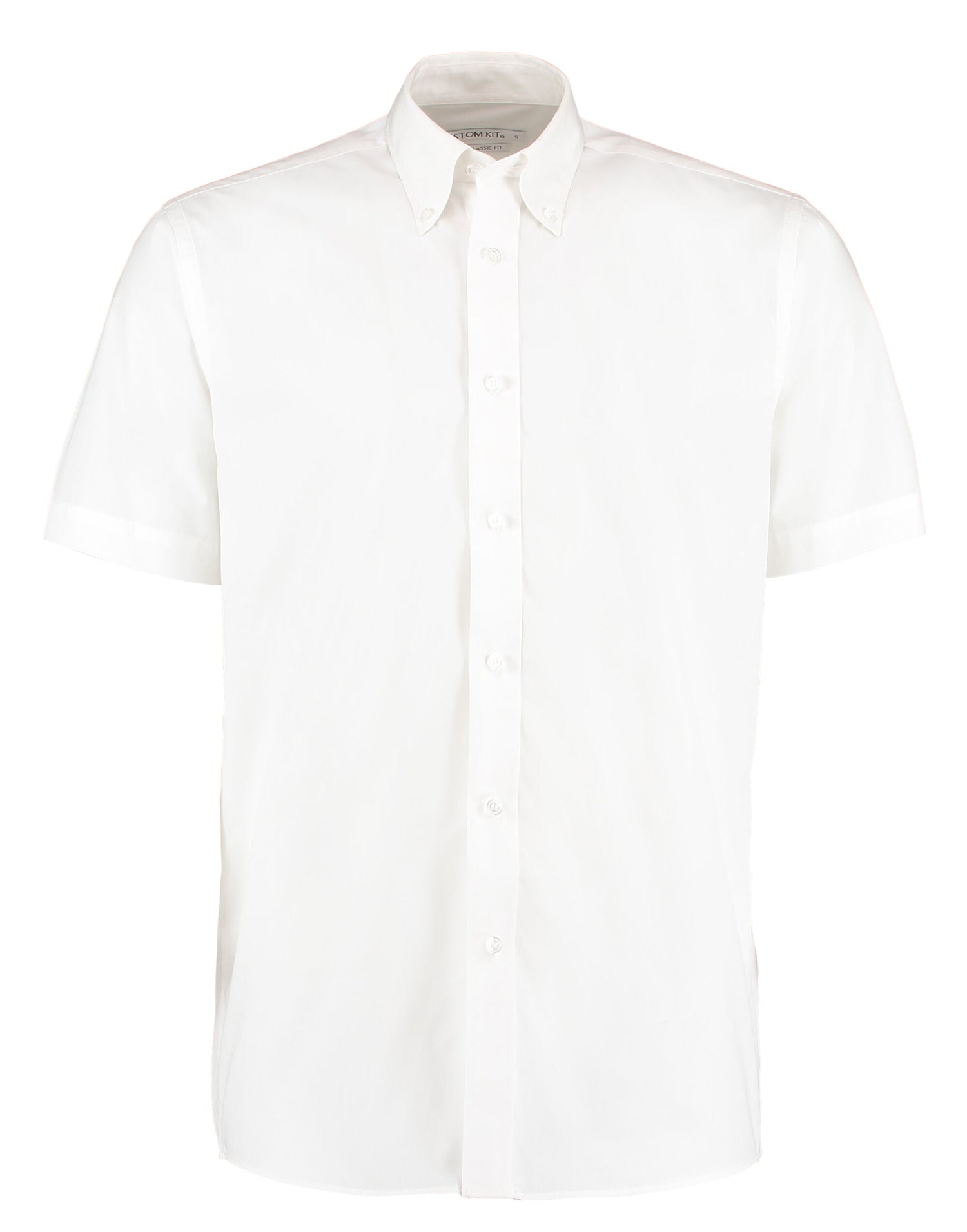 Kustom Kit Mens SS Workforce Shirt KK100 - White - Customisable Corporate Wear