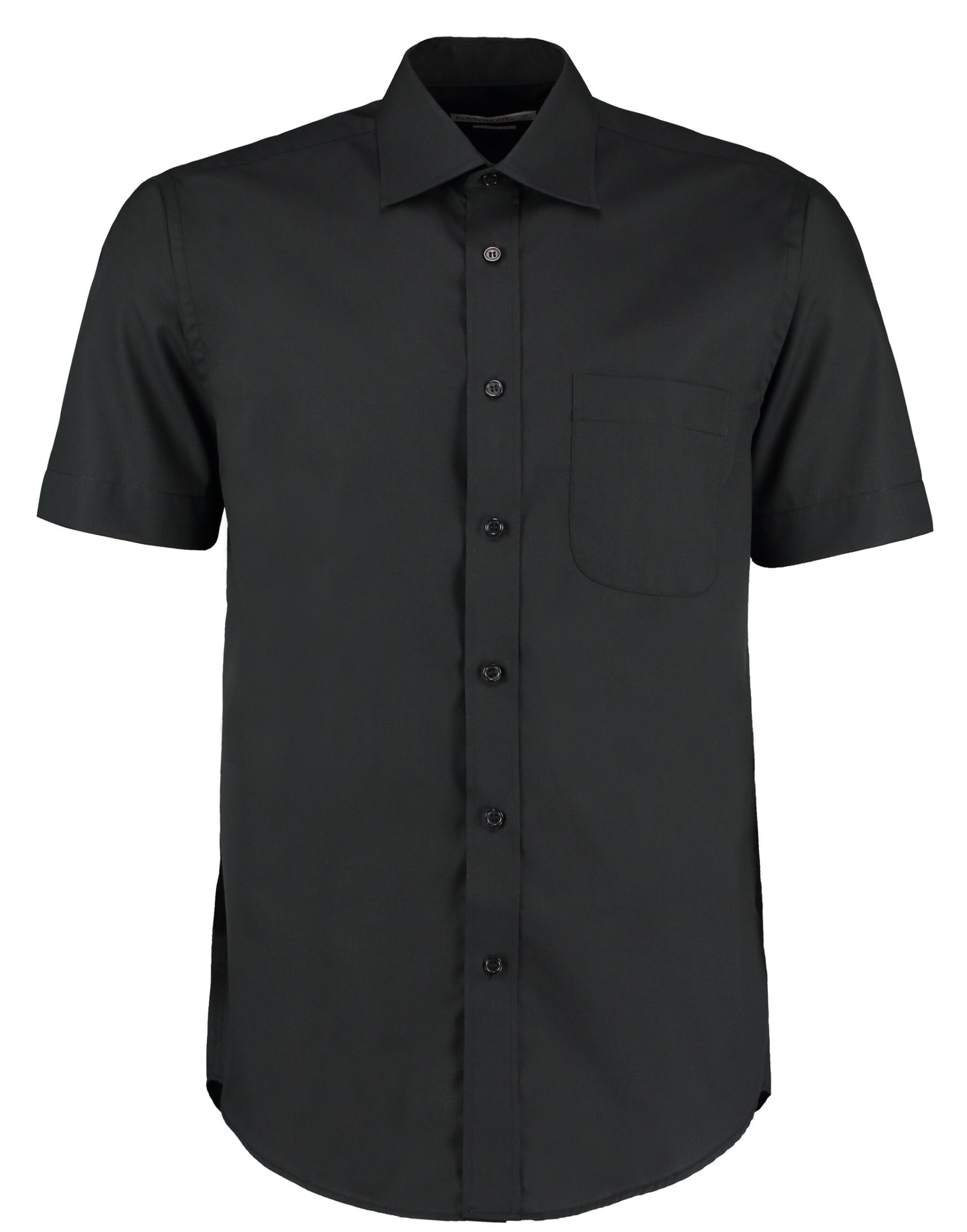 Kustom Kit Men SS Classic Business Shirt KK102 - Black - Customisable Corporate Wear