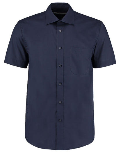 Kustom Kit Men SS Classic Business Shirt KK102 - Dark Navy - Customisable Corporate Wear