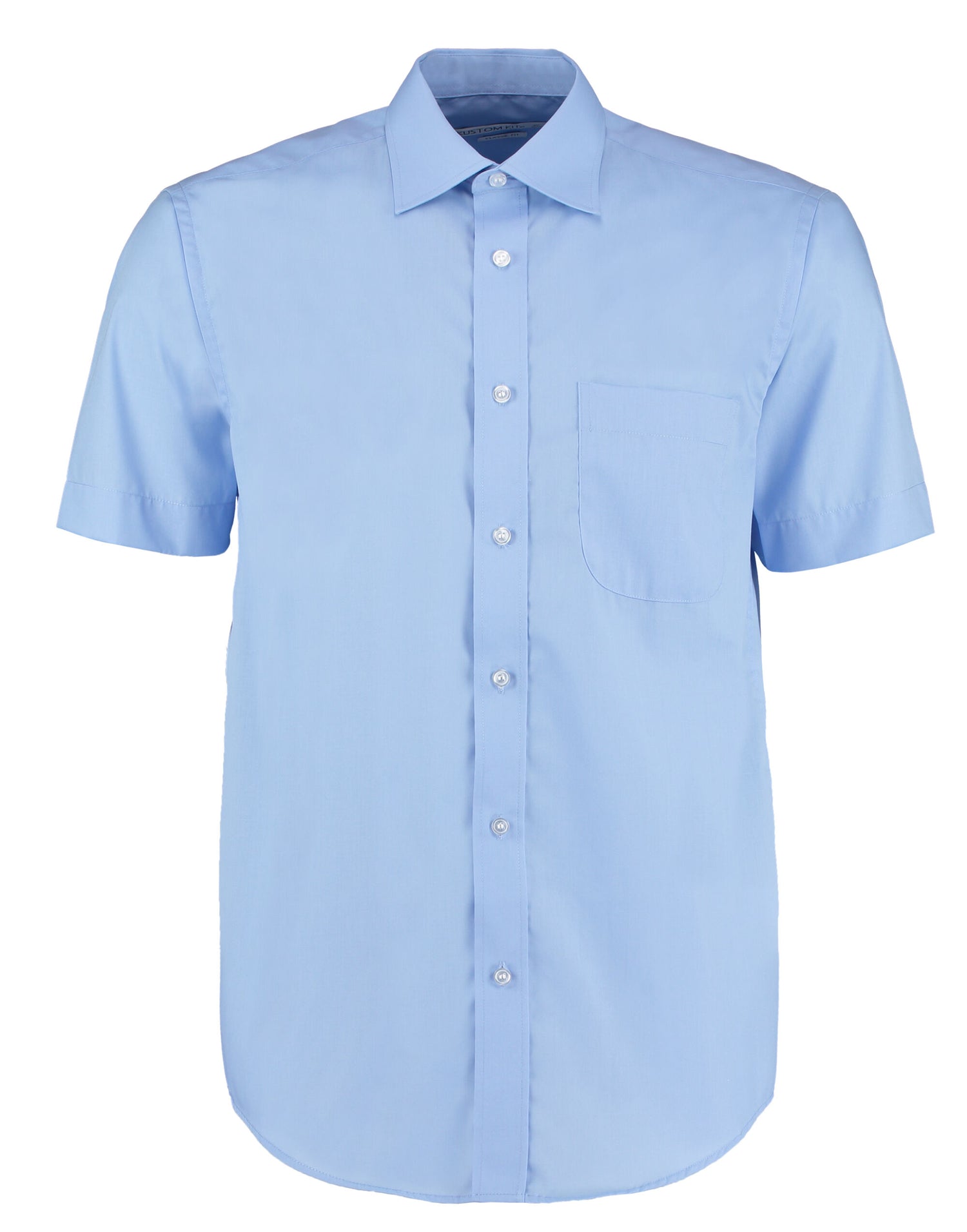 Kustom Kit Men SS Classic Business Shirt KK102 - Light Blue - Customisable Corporate Wear