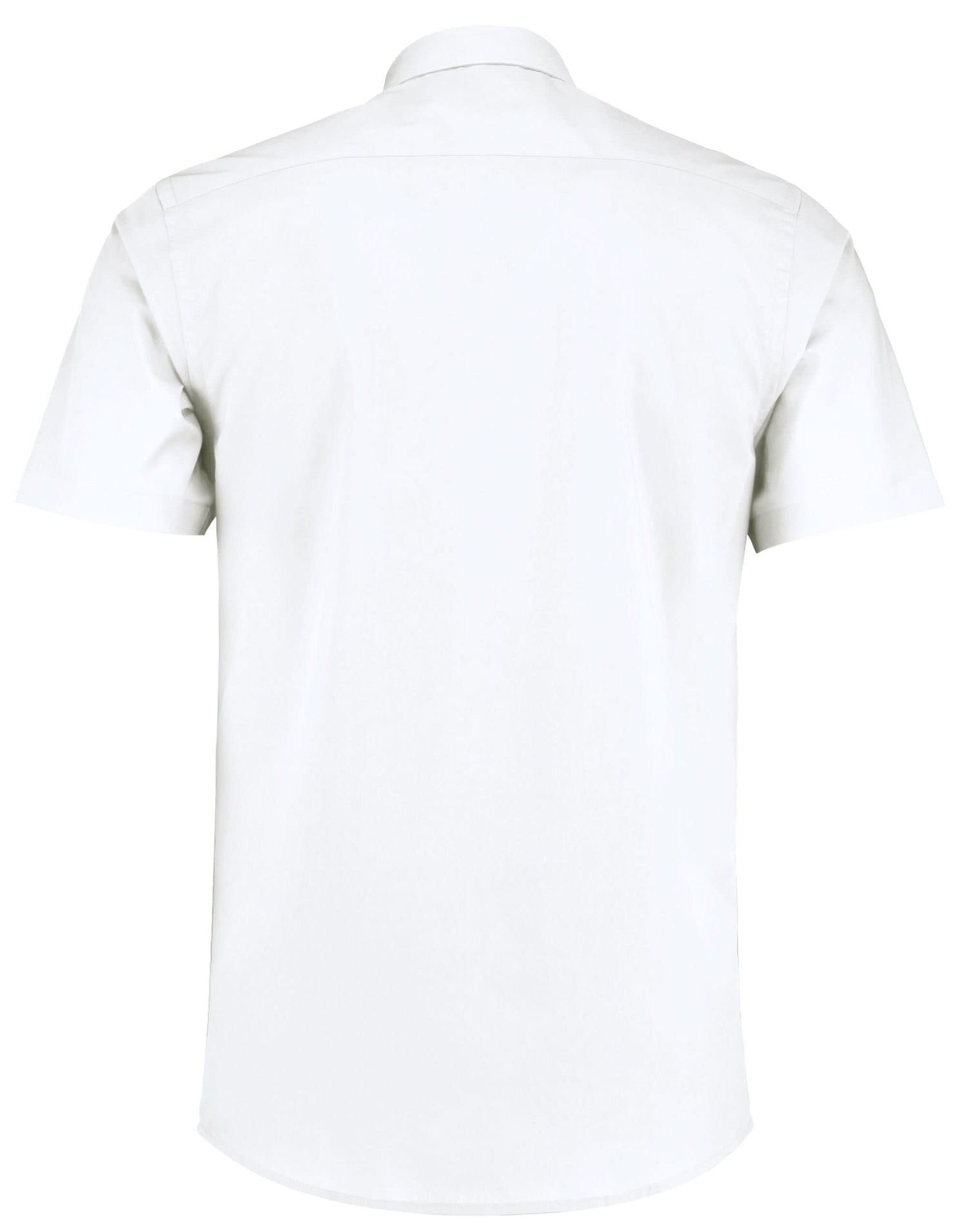Kustom Kit Mens SS Tailored Poplin Shirt KK141 - White - Customisable Corporate Wear