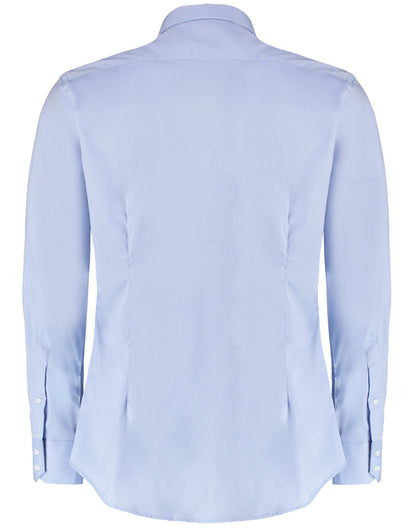 Kustom Kit Mens LS Stretch Oxford Shirt KK182 - - Customisable Corporate Wear