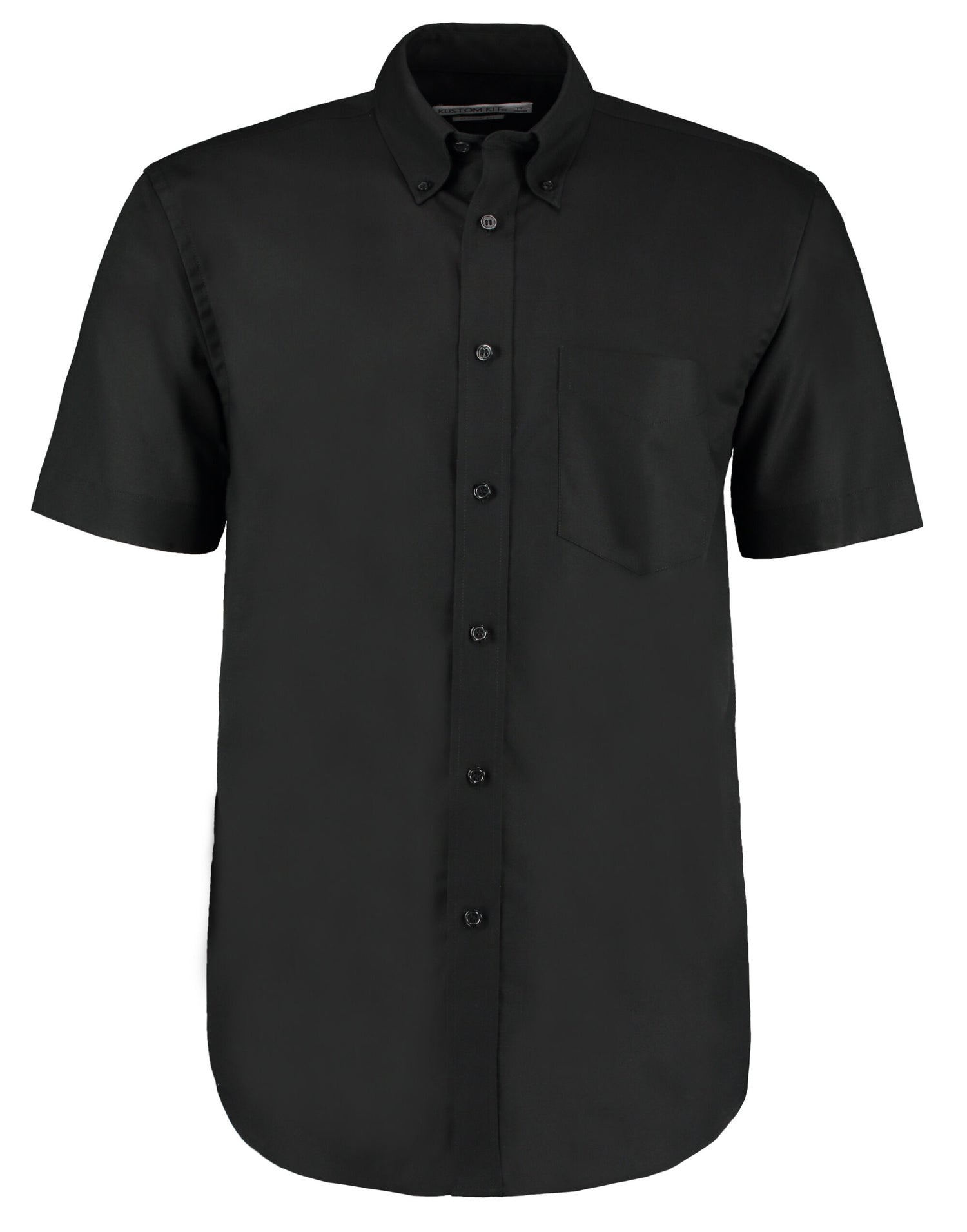 Classic Fit Short Sleeve Workwear Oxford Shirt KK350 - Black - Customisable Corporate Wear