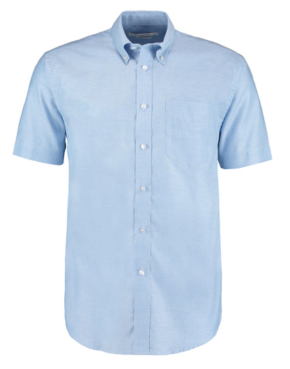 Classic Fit Short Sleeve Workwear Oxford Shirt KK350 - Light Blue - Customisable Corporate Wear