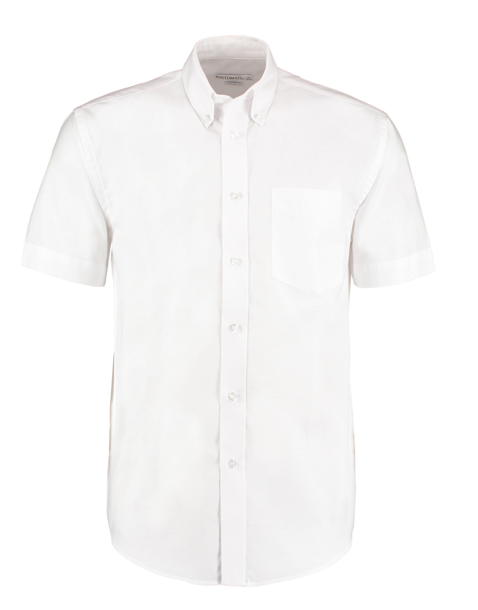 Classic Fit Short Sleeve Workwear Oxford Shirt KK350 - White - Customisable Corporate Wear