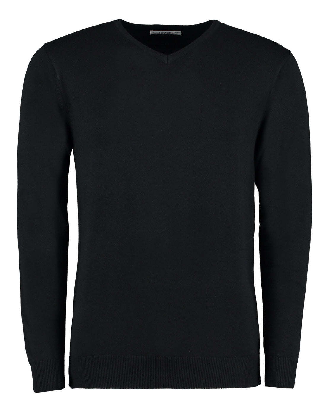 Kustom Kit Mens Arundel V Neck Sweater KK352 - Black - Customisable Corporate Wear