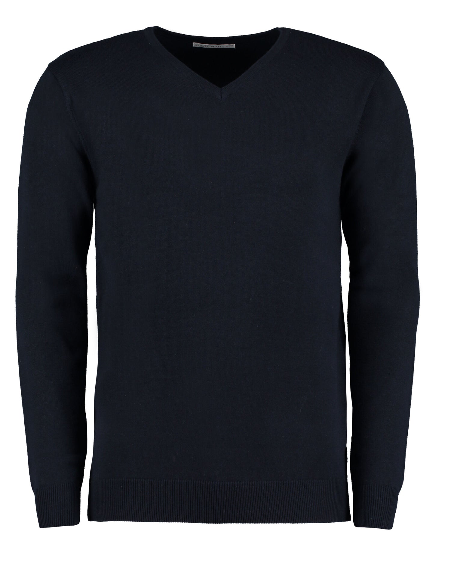 Kustom Kit Mens Arundel V Neck Sweater KK352 - Navy - Customisable Corporate Wear