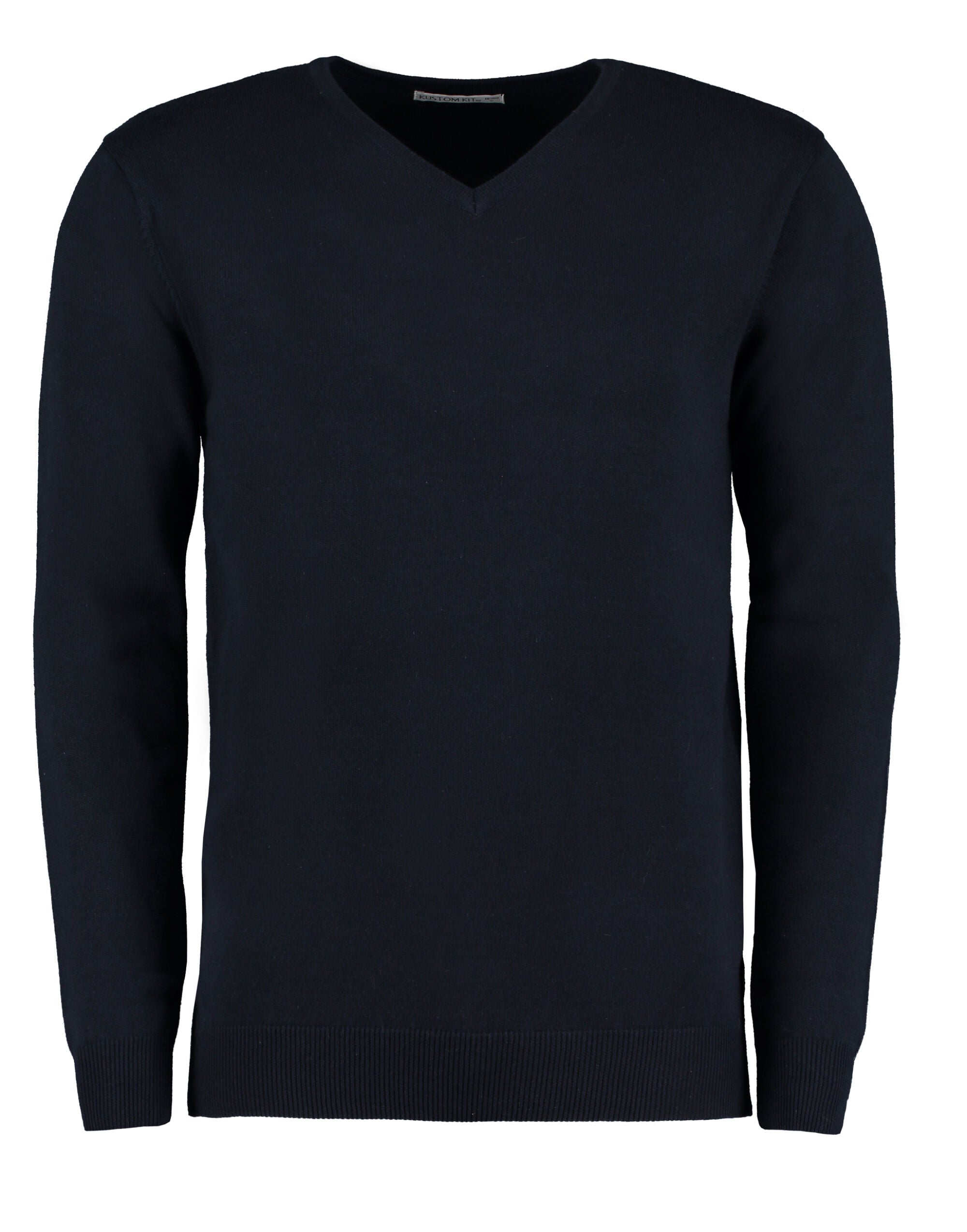 Kustom Kit Mens Arundel V Neck Sweater KK352 - Navy - Customisable Corporate Wear