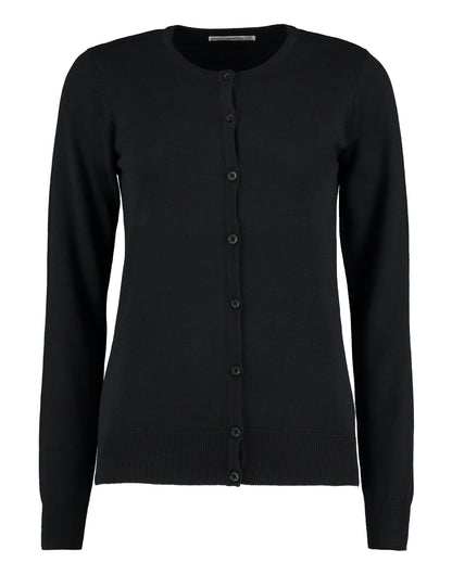 Kustom Kit Lady Arundel Crew Cardigan KK355 - Black - Customisable Sweatshirt