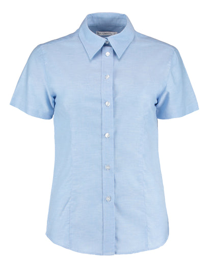 Kustom Kit Ladies SS Workwear Shirt KK360 - Light Blue - Customisable Shirts