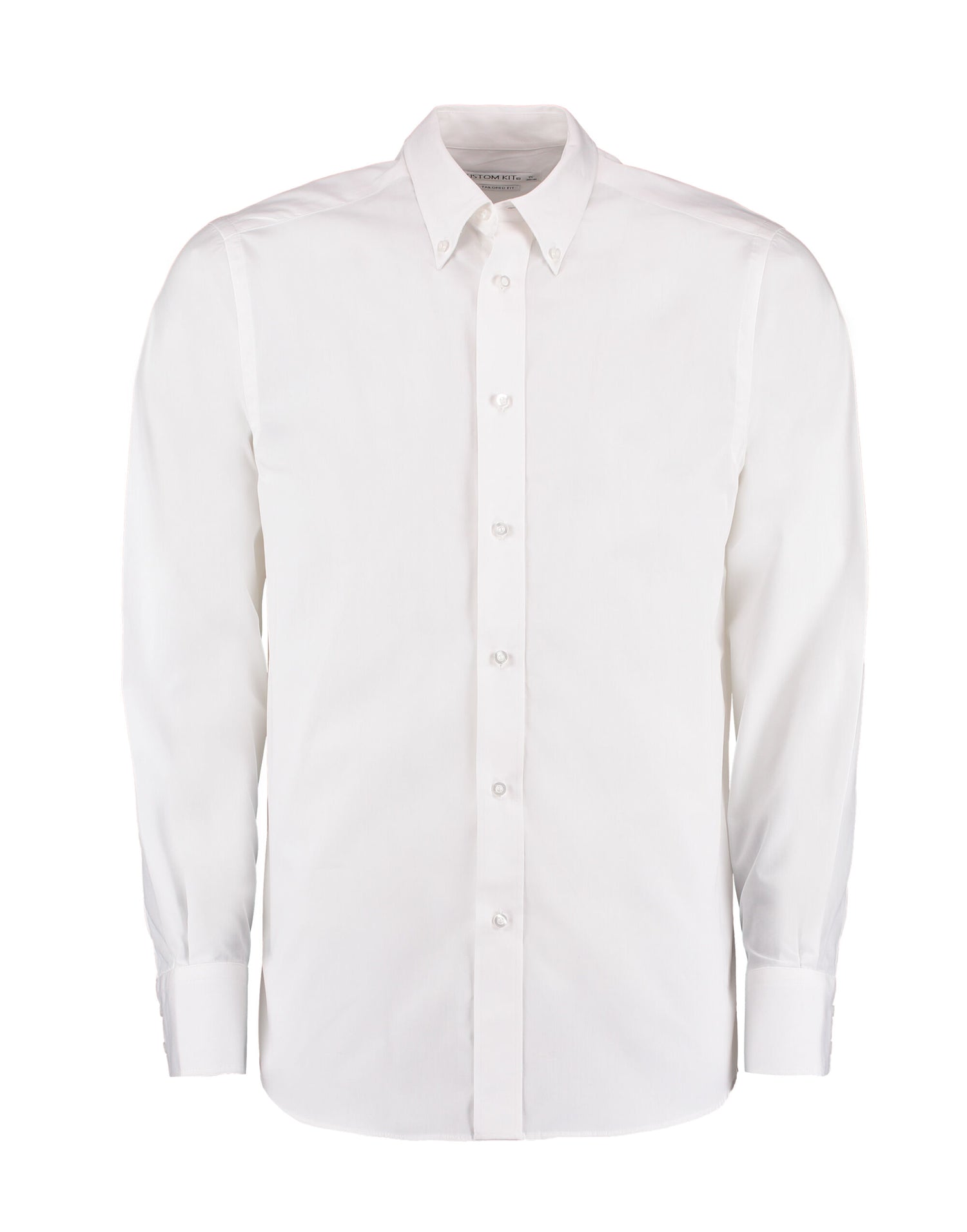 Kustom Kit Mens LS Tailored City Shirt KK386 - White - Customisable Corporate Wear