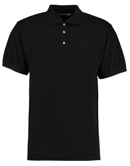 Kustom Kit Mens Workwear Superwash Polo KK400 - Black - Customisable Polos