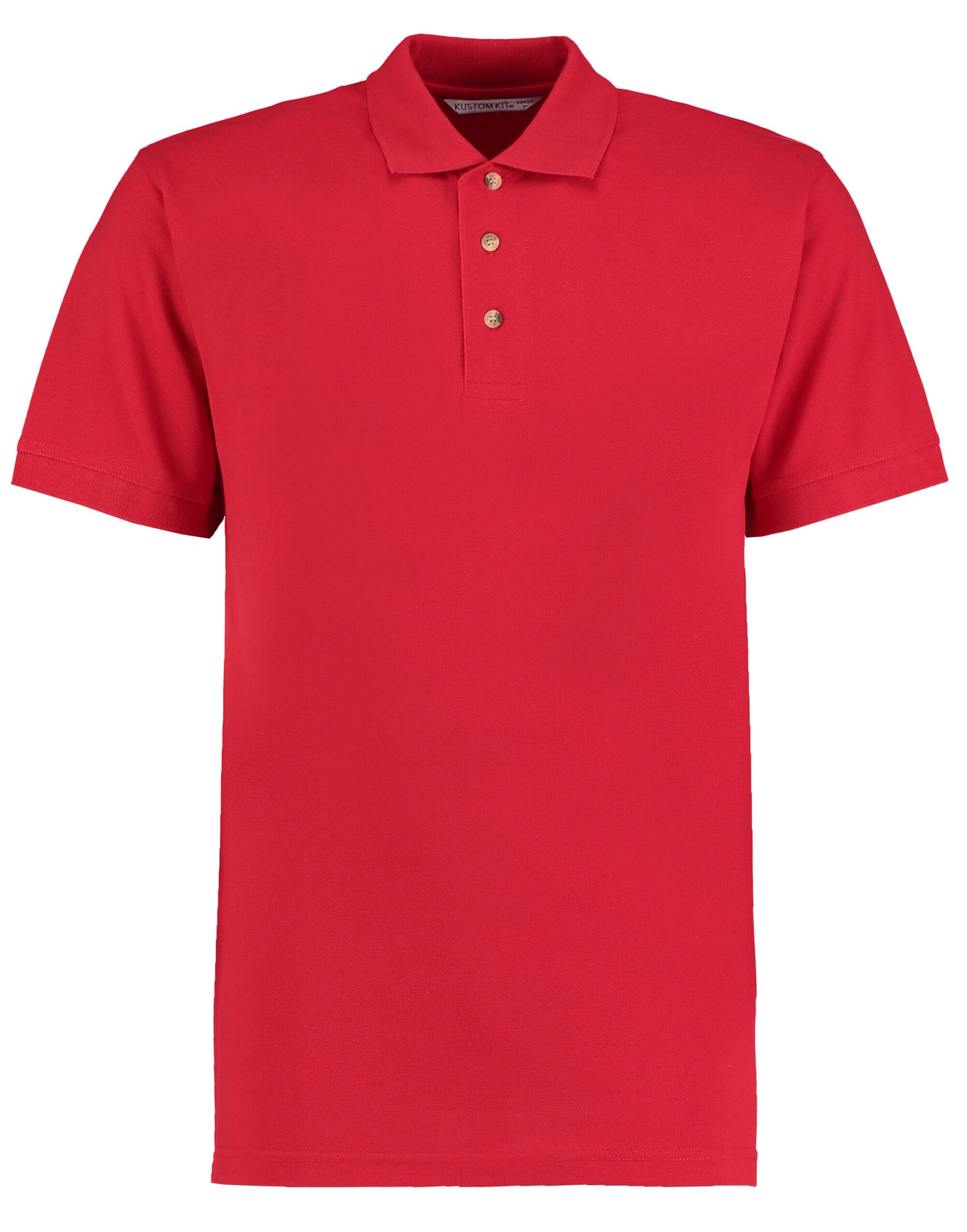 Kustom Kit Mens Workwear Superwash Polo KK400 - Red - Customisable Polos